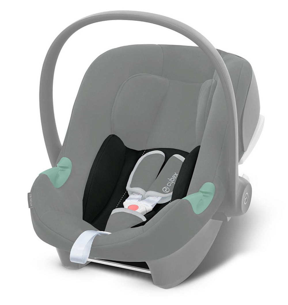 Коляска 3 в 1 Cybex Priam IV Matt Black complete и автокресло Aton B2 i-Size Volcano Black Off White