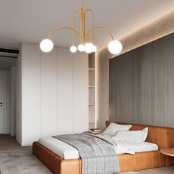 Люстра На Штанге Day L6 D75 Black By Imperiumloft