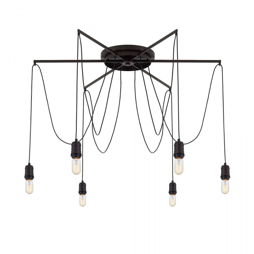 Citilux Эдисон CL451262 Люстра паук Венге