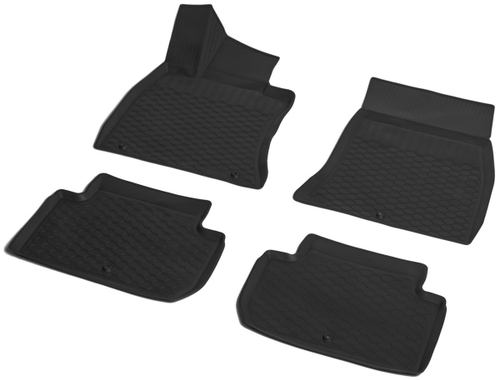 Коврики в салон автомобиля Rival для Kia Stinger лифтбек (задний привод, Comfort) 2017-н.в., полиуретан, 4 части, 12809002