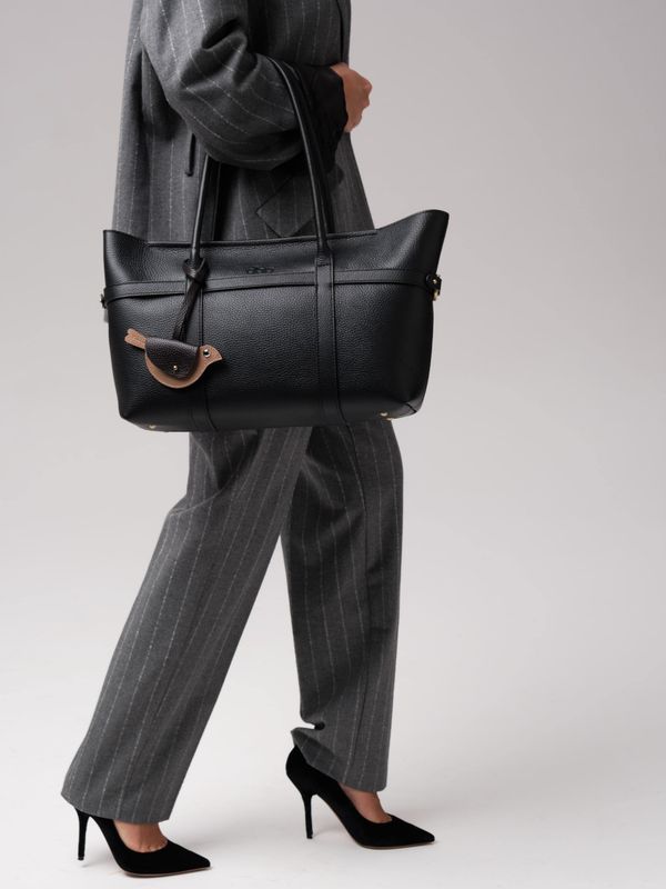 Женская кожаная сумка DBR 31229 черный