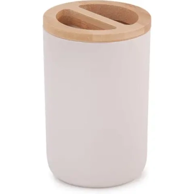 Подставка для зубных щеток Бамбук (бежевый) (комплект 18 шт)