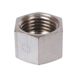 Заглушка с внутренней резьбой STOUT SFT 0027 - 1/4" (для стальных труб, латунь никелированная)