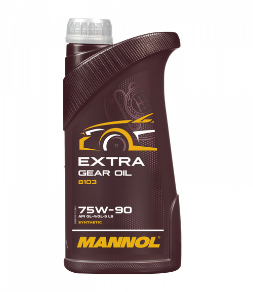 Трансмиссионное масло Mannol Extra Gear Oil 75W-90 GL-4/5, синтетическое, 1 л