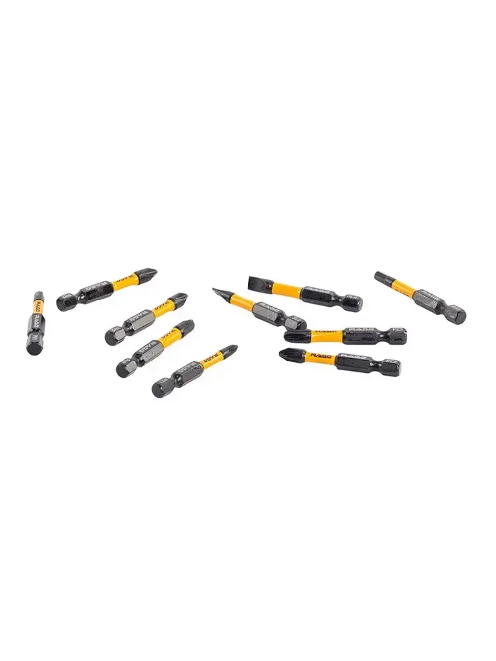 Набор бит торсионных IMPACT S2 PH PZ SL HEX x 50 мм 10 шт RAGE by VIRA