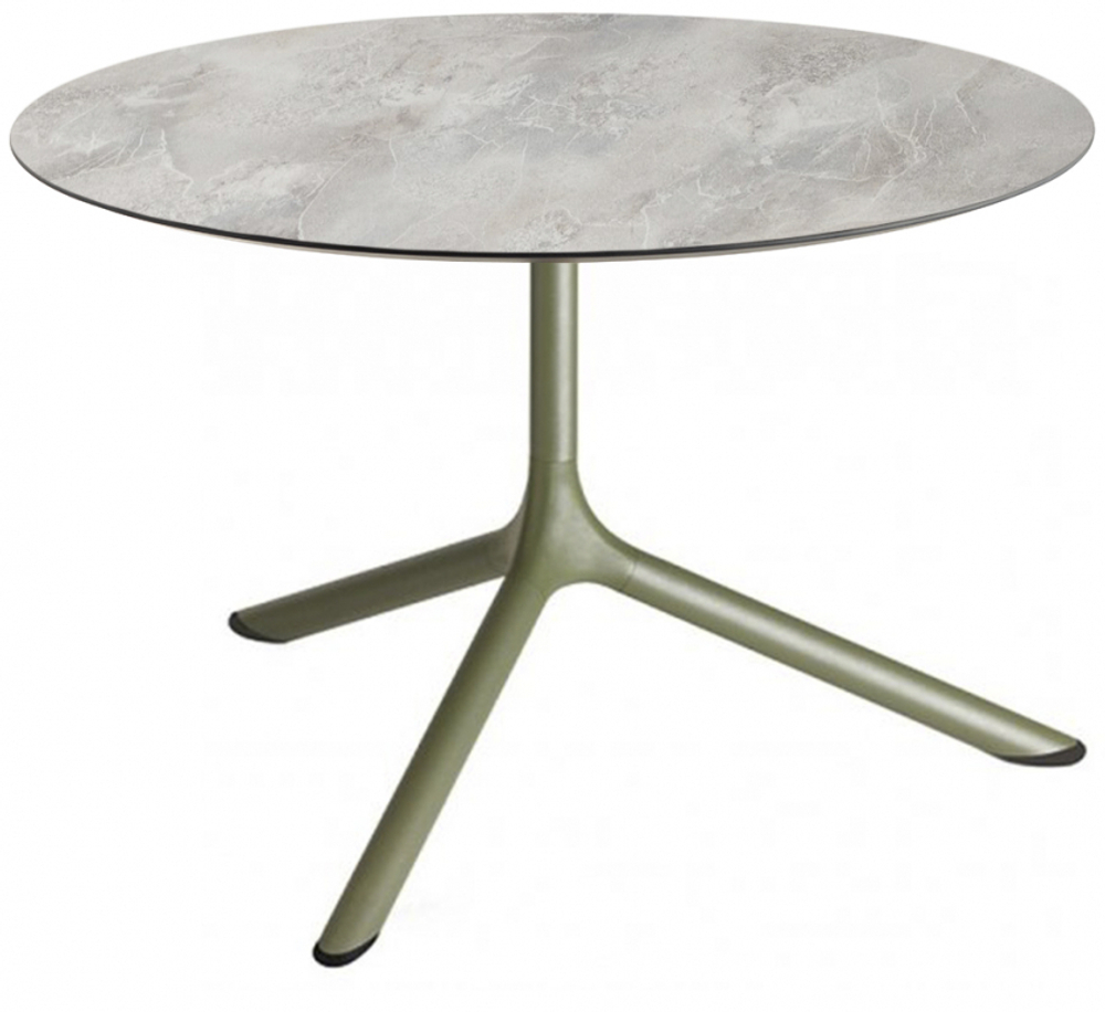 Столик ламинированный кофейный Scab Design Tripe Maxi, оливковый, каменный