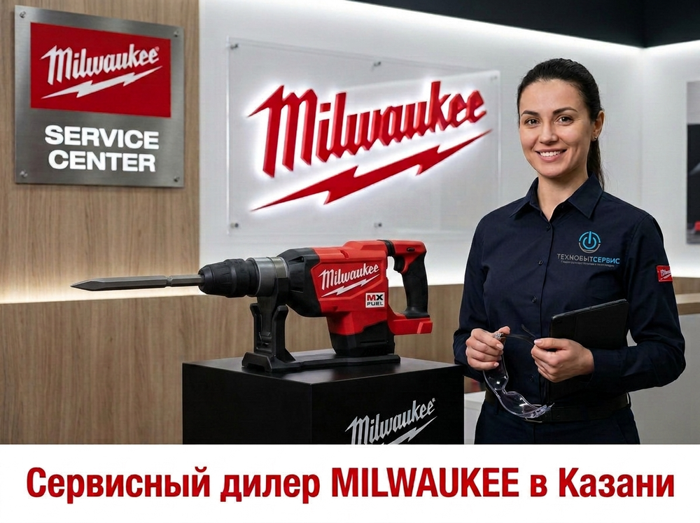 Ремонт отбойного молотка Milwaukee в Казани