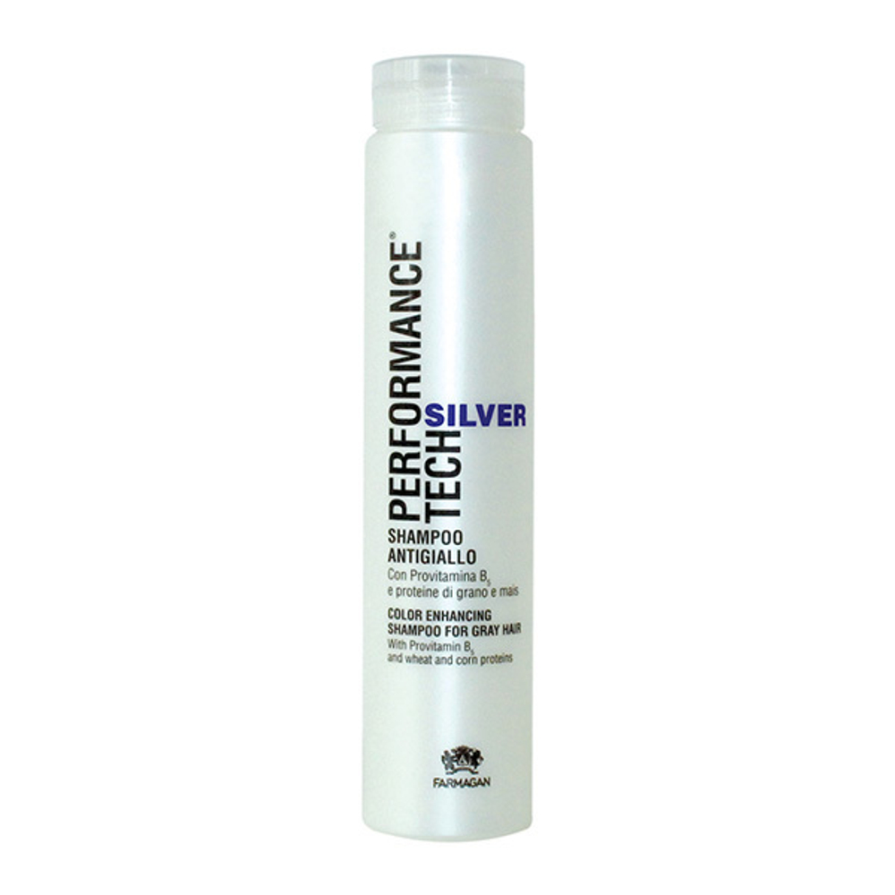 Шампунь серебряный с анти-желтым эффектом Performance Tech Silver Shampoo 250мл