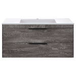 Тумба под раковину Vincea Chiara 2D 1000 подвесная, 2 выкатных ящика soft-close, G.Stone