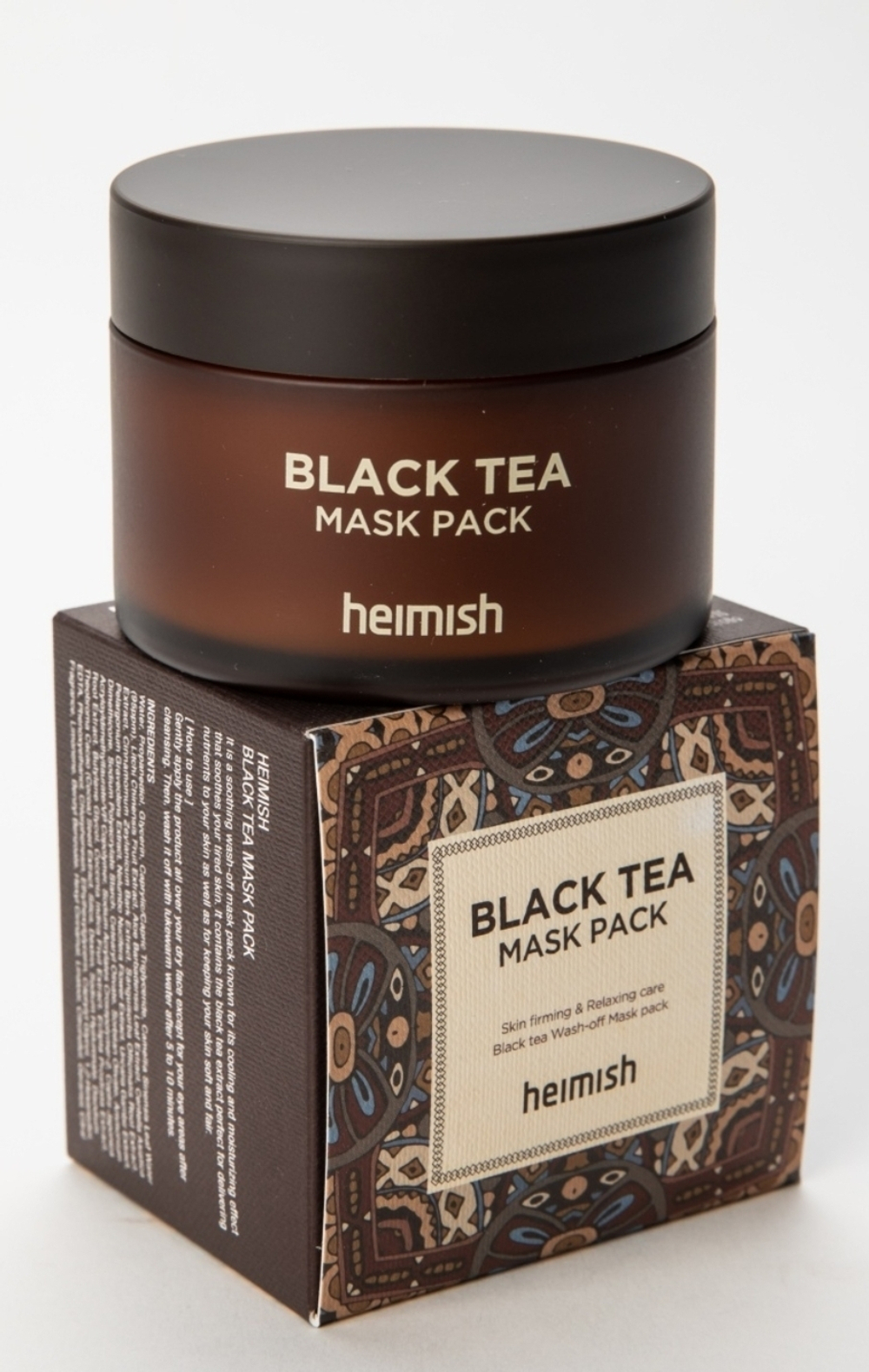 Антиоксидантная маска против отеков Heimish Black Tea Mask Pack