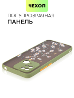 Чехол BROSCORP для Xiaomi Redmi 10C оптом (арт. XM-R10C-ST-TPU-KHAKI-PRINT)