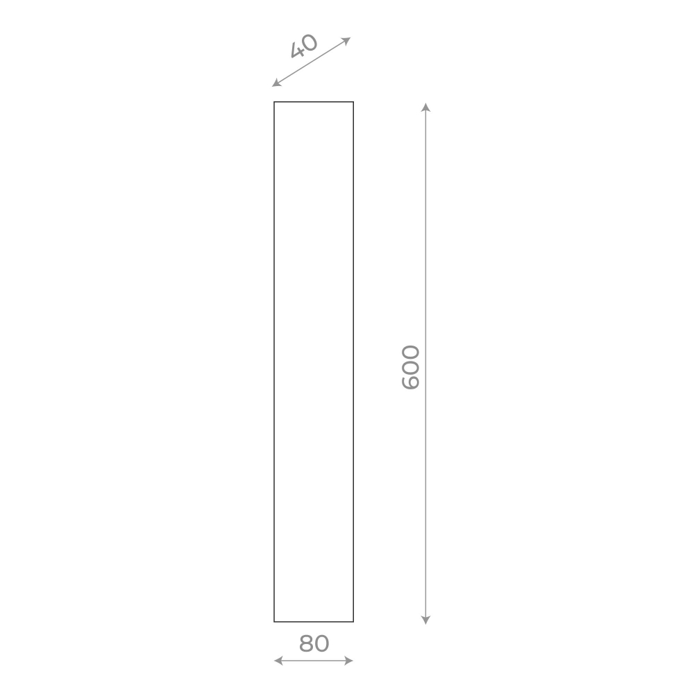 SL9511.401.01 Светильник уличный настенный ST-Luce Черный LED 1*14W 4000K NUVOLA