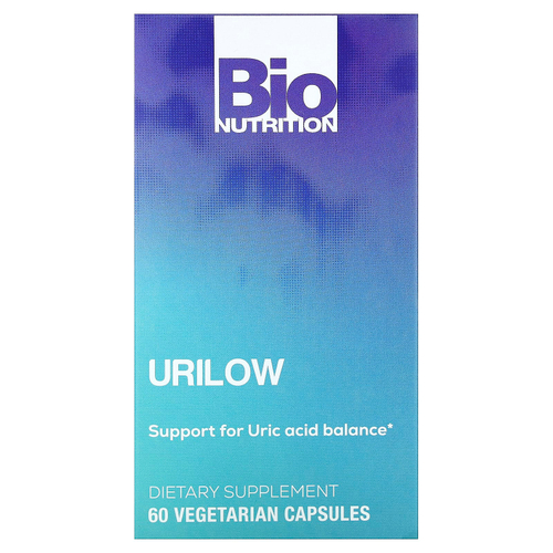 Bio Nutrition, Urilow, 60 вегетарианских капсул