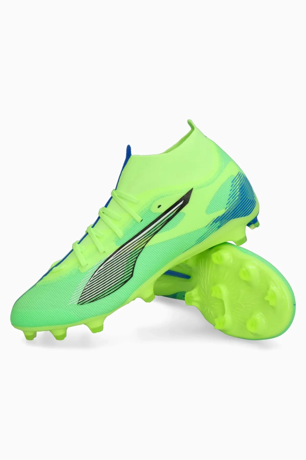 Бутсы Puma Ultra 5 Match+ FG/AG - зеленый