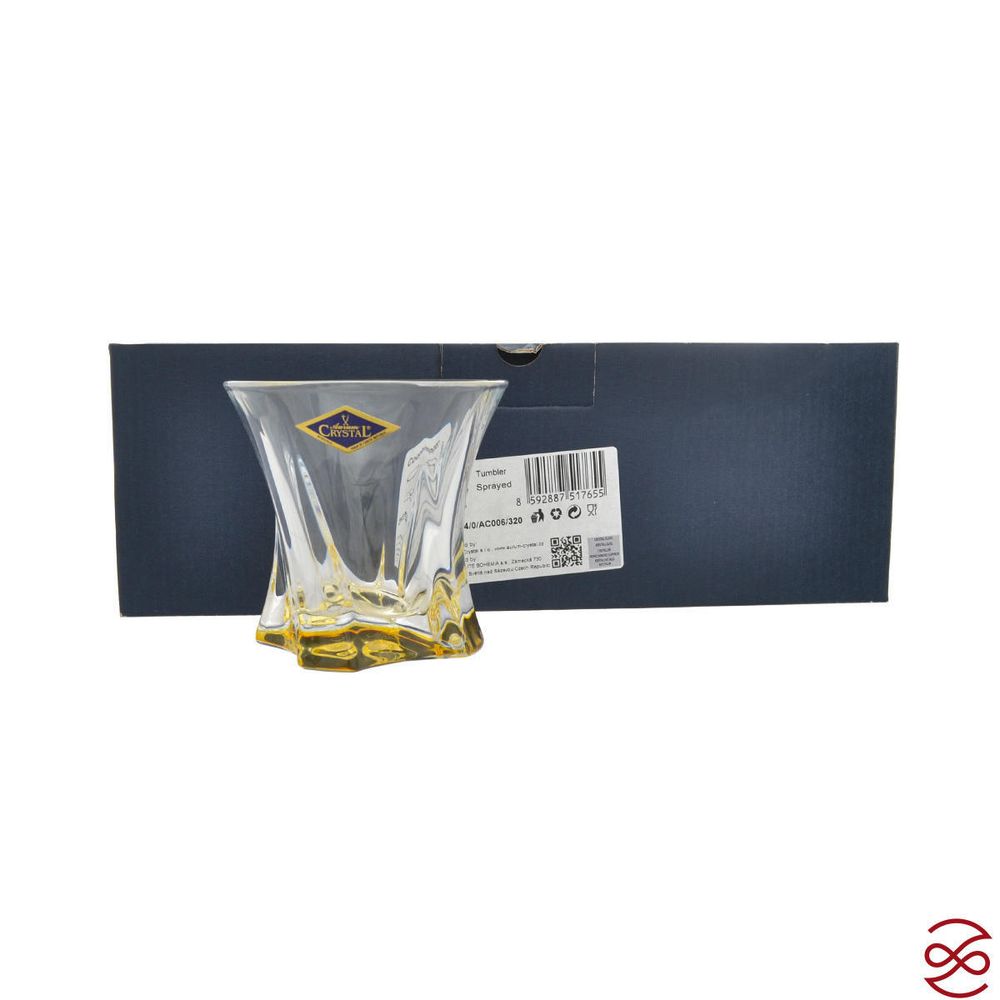 Набор стаканов для виски Aurum Crystal Cooper 320 мл (6 шт)