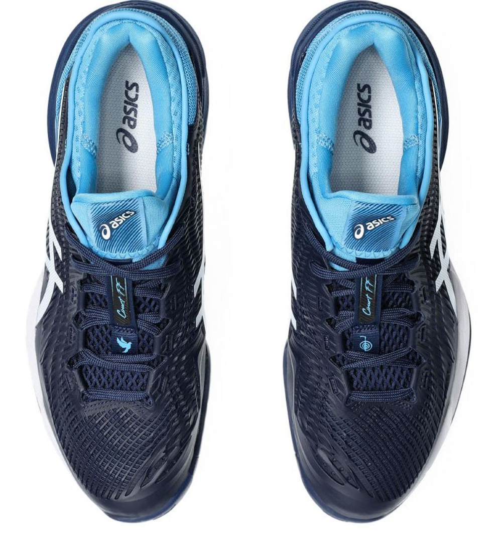 Мужские кроссовки теннисные Asics Court FF 3 Novak - небесный