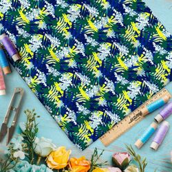 Ткань премиум габардин живописные фантазии