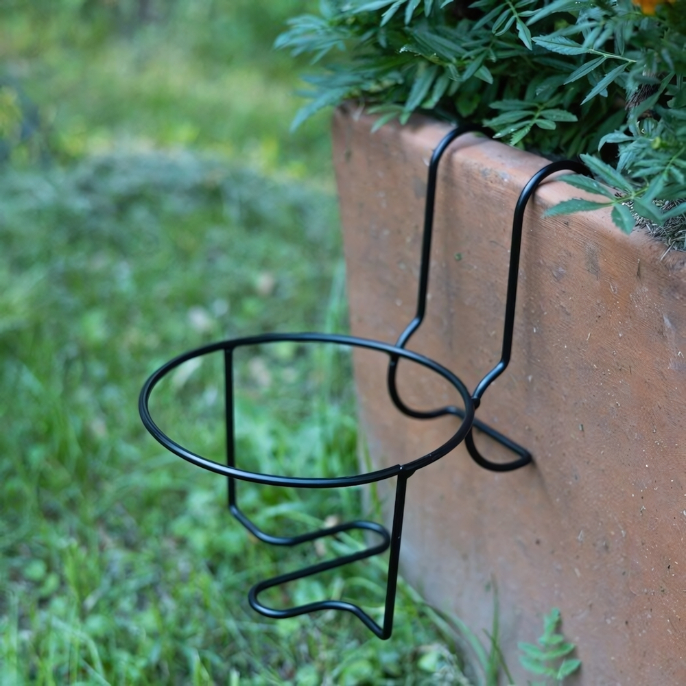 Подставка для цветов навесная на 1 горшок D16,5 металл М0000394