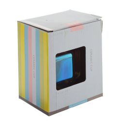 GAEM Кружка с крышкой и трубочкой, 650 мл, L11 W8 H13,5 см, 3в.