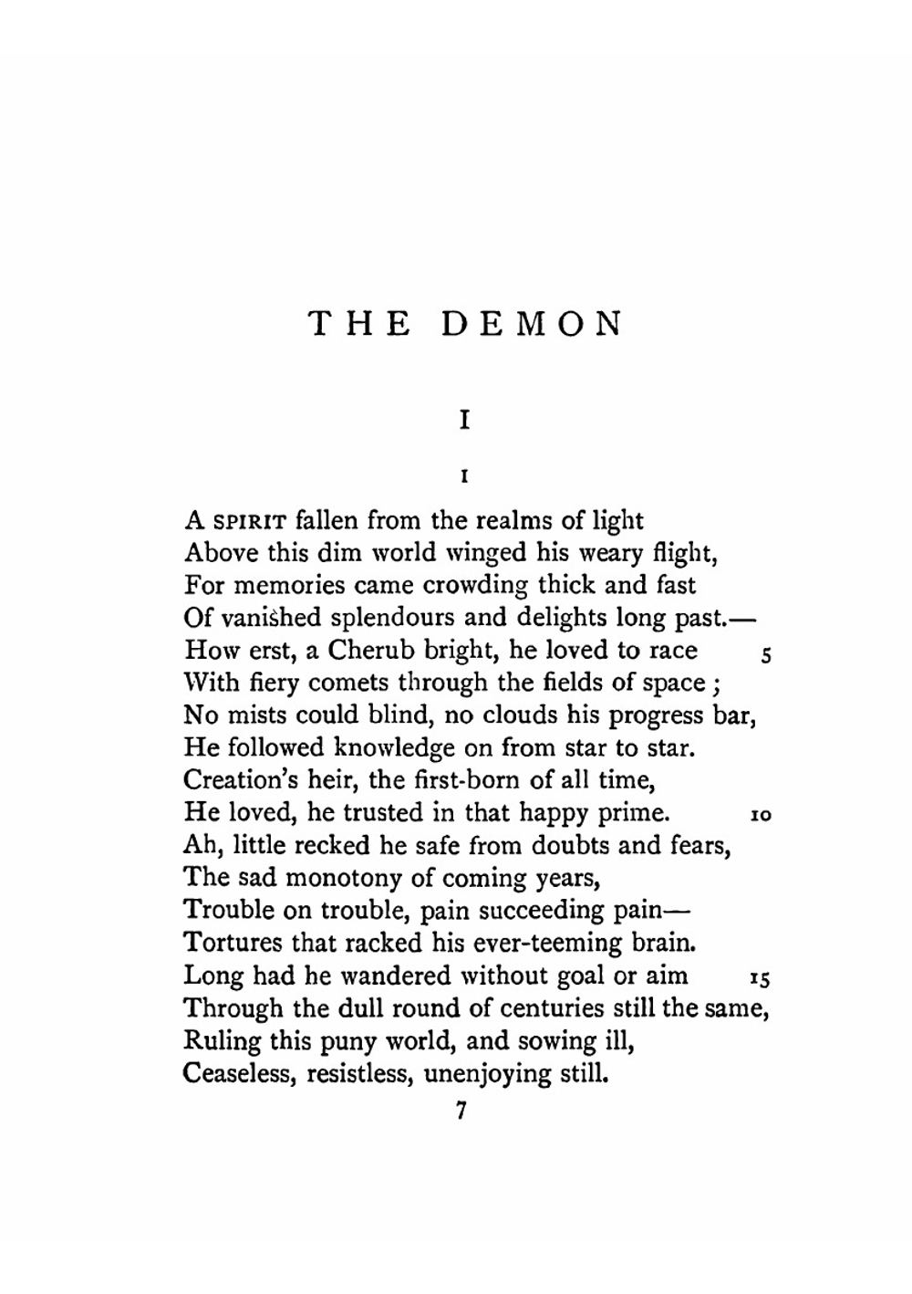 The demon of Lermontoff | Mikhail IUrevich Lermontov
