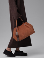 Замшевая сумка Vasilisa DBR 31210 вуд/велюр