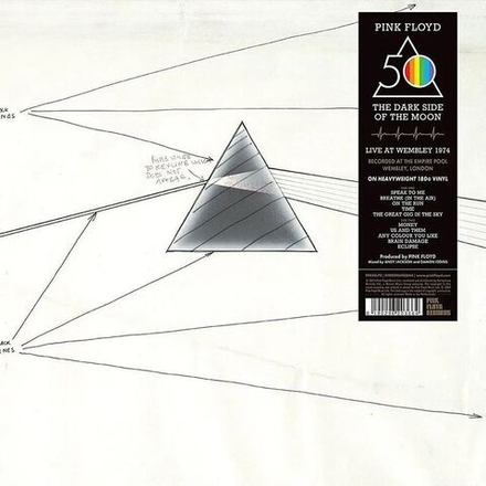 Pink Floyd. Dark Side Of The Moon - Live At Wembley 1974. 50th Anniversary (LP) Пинк Флойд