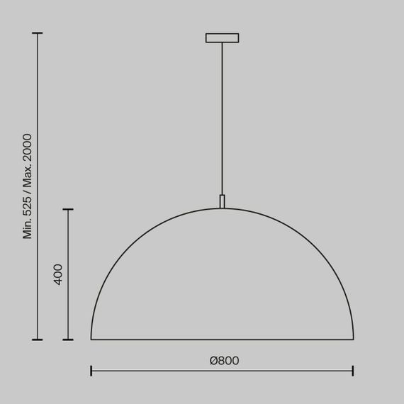 Подвесной светильник Maytoni Modern MOD169PL-05GB1