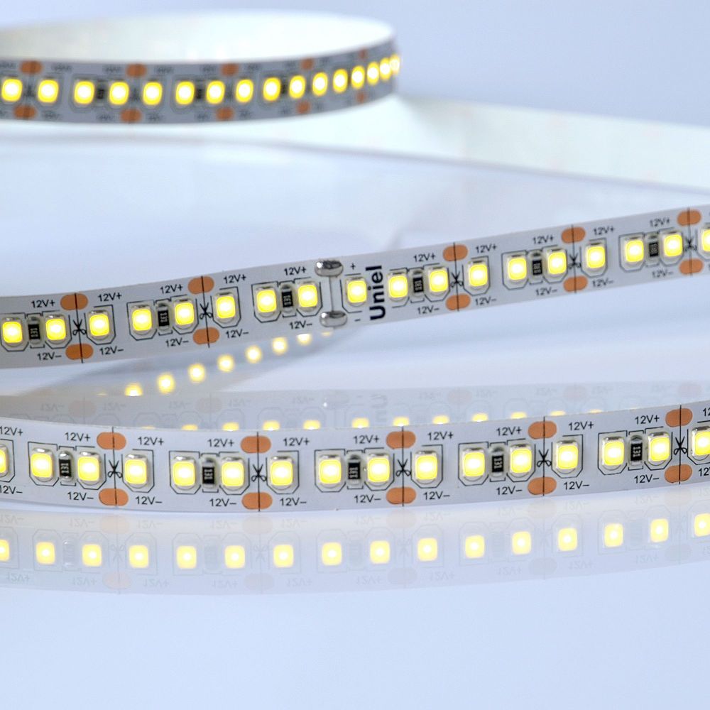 ULS-M16-2835-180LED-m-10mm-IP20-DC12V-17W-m-5M-4000K PROFI Гибкая светодиодная лента на самоклеящейся основе. Катушка 5м. в герметичной упаковке. Белый свет4000К. ТМ Uniel