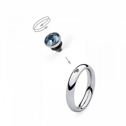 Шарм Qudo Bottone Light Sapphire 5 мм 630093 BL/S