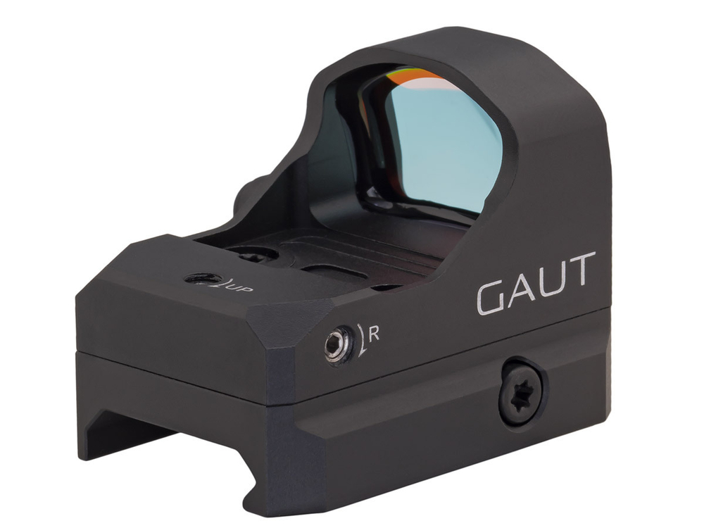 Коллиматорный прицел Gaut Tourmaline 1x24x17, открытый, точка 3 МOA красная, Weaver (G-O-2417-3R)
