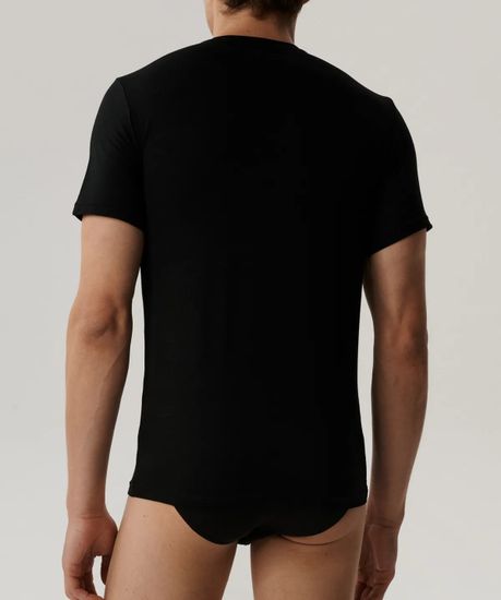 Футболка мужская с коротким рукавом из бамбука Atlantic BMV-051, черный