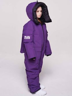 Комбинезон детский пуховый BASK kids YETI фиолетовый
