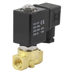 Two way normally closed with zero pressure differential electric solenoid valve Elephant VS2W-700 P-Z-NC PTFE G 24V, body material - brass, seal - PTFE, with coil YS-018 24V