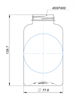 Банка 500 мл 45 мм ПЭТ от производителя «Тара-Гост»