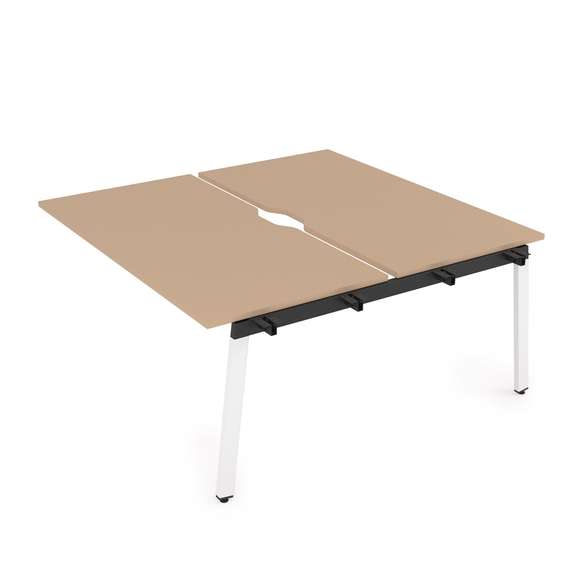 10БДСВ.264 Стол системы БЕНЧ, сдвоенный, на 2 рабочих места - средний (1600*1235*750)