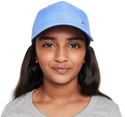 Теннисная кепка Nike Kids Dri-Fit Club Unstructured Metal Swoosh - Blue