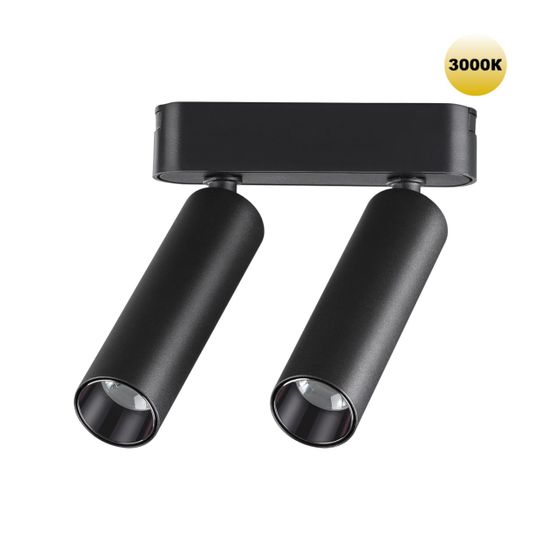 359252 SHINO NT23 188 черный Трековый светильник для низковольтного шинопровода IP20 LED 14W 48V 1260Лм 3000К SMAL