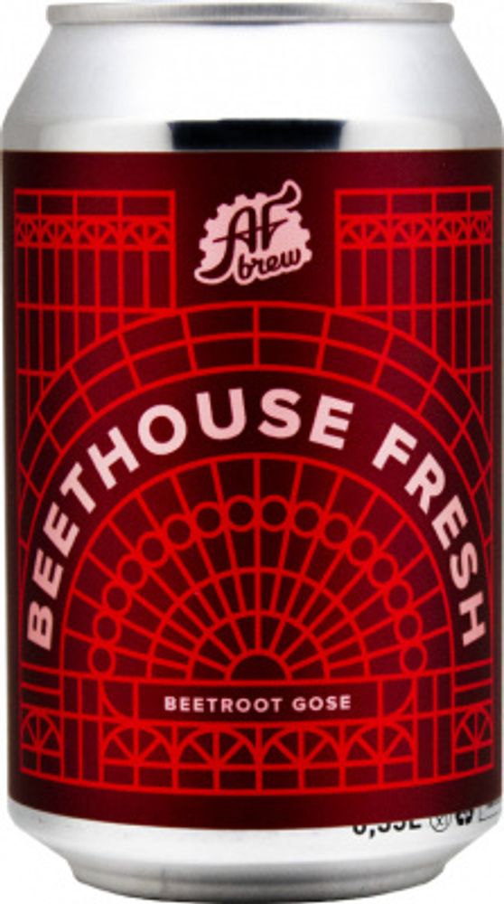 Пиво Аф Брю Битхаус Фреш / AF Brew Beethouse Fresh 0.33 - банка
