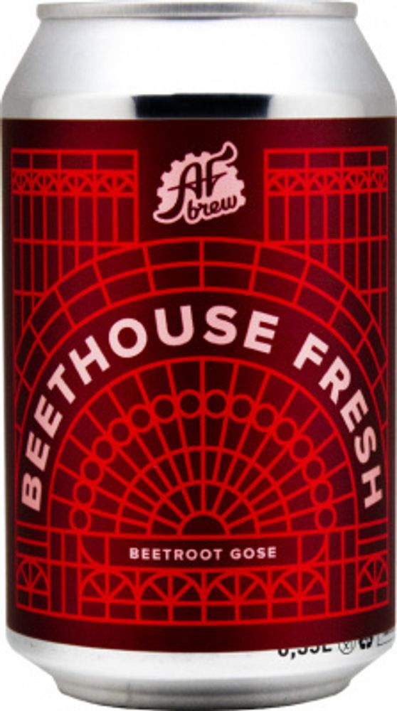 Пиво Аф Брю Битхаус Фреш / AF Brew Beethouse Fresh 0.33 - банка