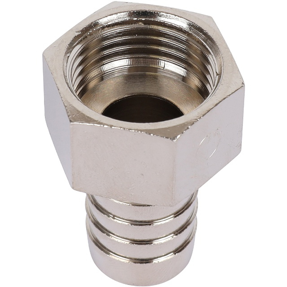 Штуцер с внутренней резьбой STOUT SFT 0066 - 1/2" x 16 мм (латунь никелированная)