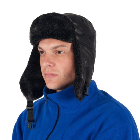 Ушанка Helios Angara Мех Меланж/Крэк Лайт цвет черный размер XL