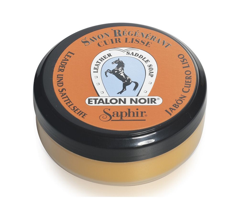 САПФИР Etalon Noir Saddle Soap мыло-очиститель для повседневного ухода 100мл/1/12