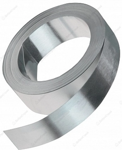 Лента тарная неперфорированная 20х0,55  оцинкованная 25м