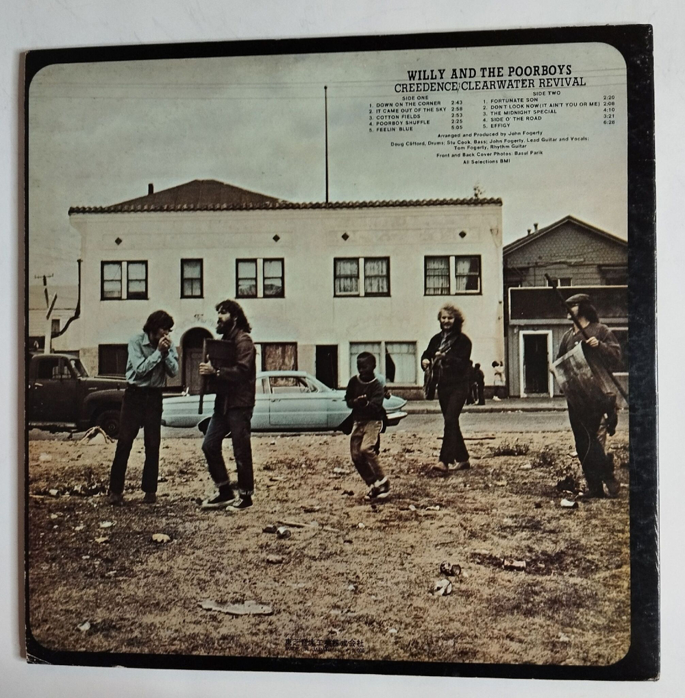 Винтажная виниловая пластинка LP Creedence Clearwater Revival Willy And The Poor Boys (Japan 1972) (No Obi)