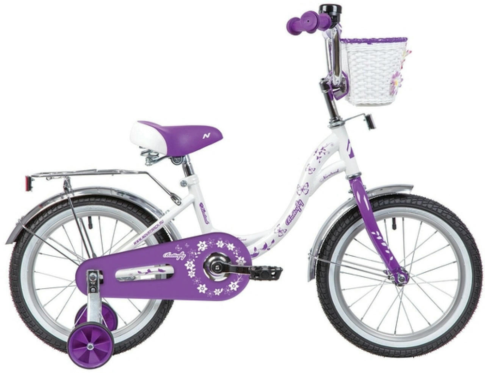 Детский велосипед Novatrack Butterfly 16" (2020)