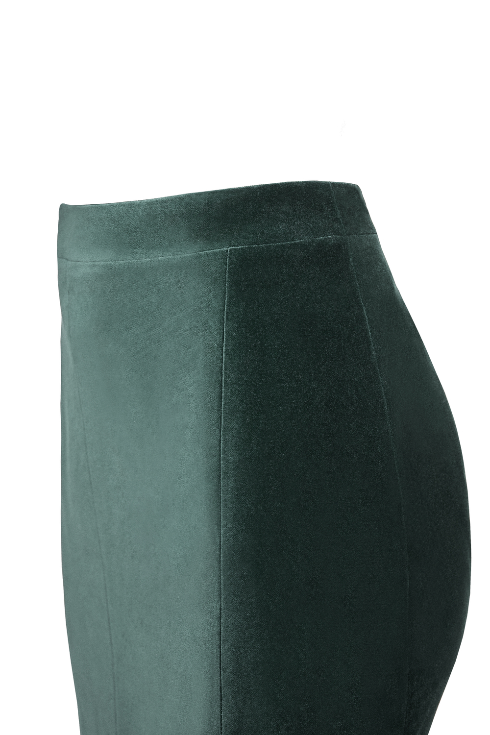 “Velvet moon” Юбка миди годе из шелковистого бархата.