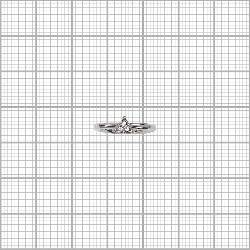 "Эфи" кольцо в серебряном покрытии из коллекции "Э" от Jenavi