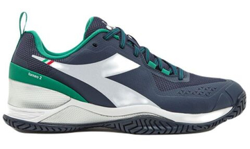 Мужские теннисные кроссовки Diadora Blushield Torneo 2 AG - blue corsair/white