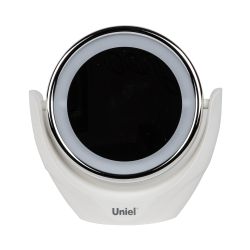 TLD-592 White-LED-13Lm-6000K-3АА Настольный светильник зеркало. На батарейках 3AAне в-к. Сенсорный выключатель. Белый. ТМ Uniel