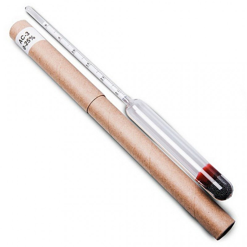 Виномер ареометр сахарометр АС-3 0-25%